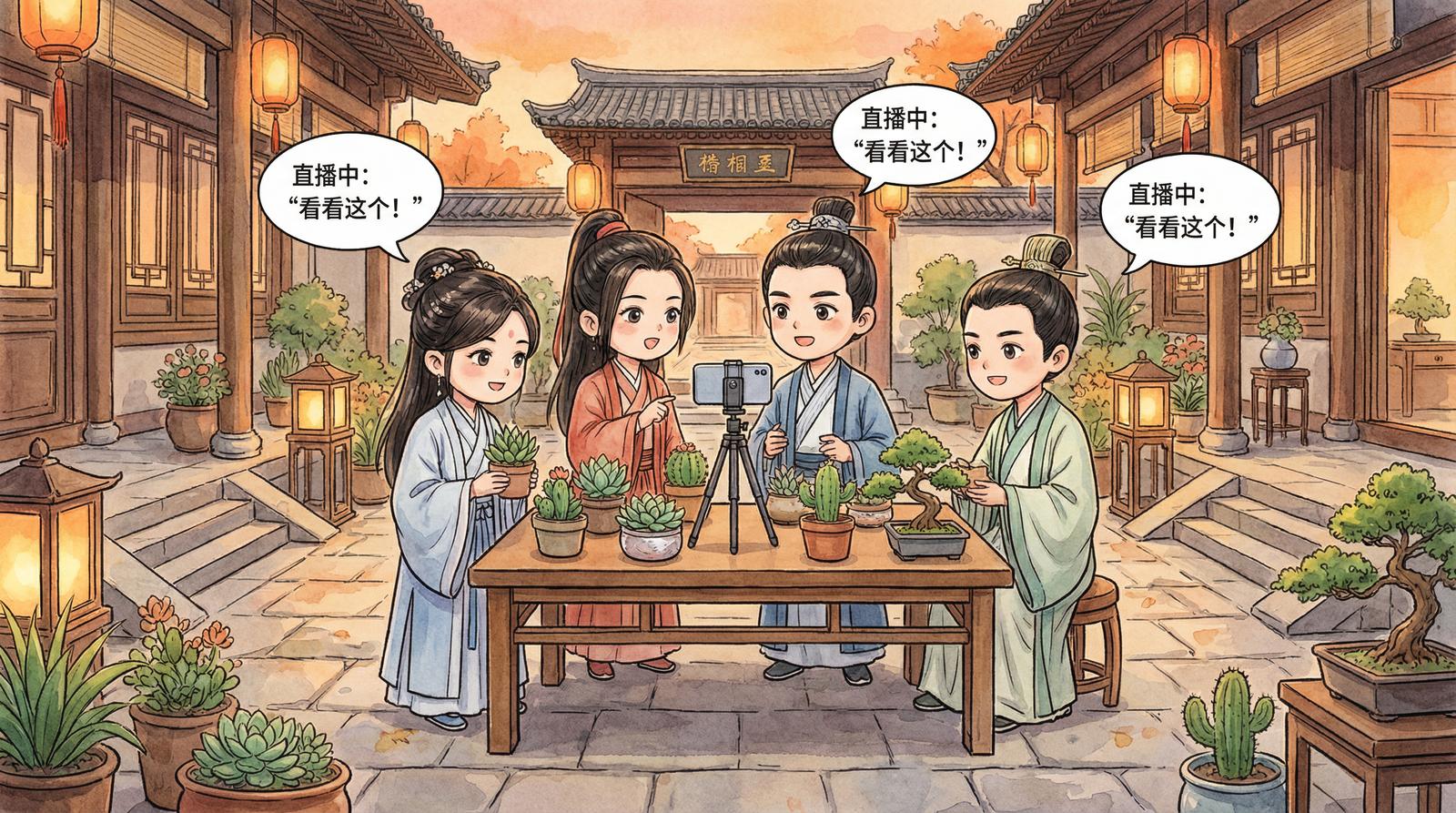 同人动漫植物爱好与保护视频